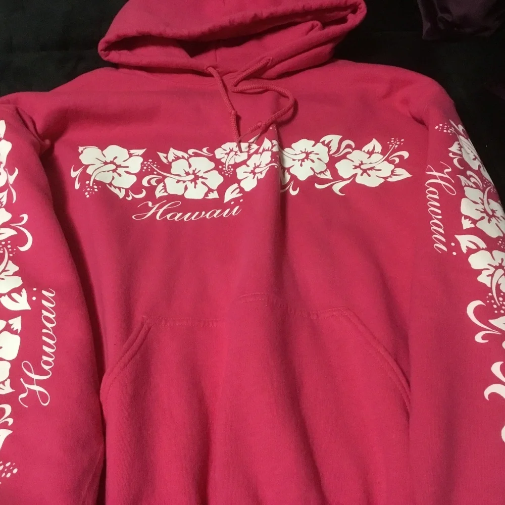 Pink Hawaii Women’s Large Hoodie (NEW) from Hawaii NICE! - Picture 1 of 14